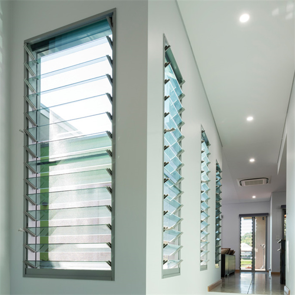 AS2047 Good Quality Aluminium Glass Louver Shutters Window