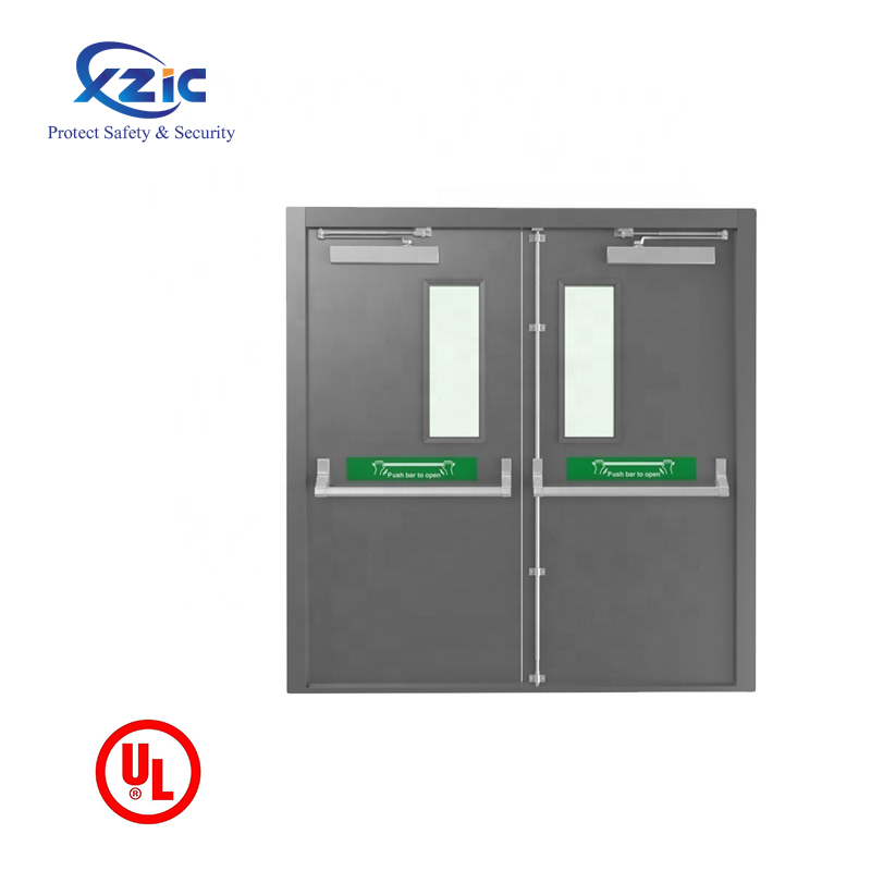 UL Listed Customized Apartment Fireproof Doors Security Steel Fire Door US Standard