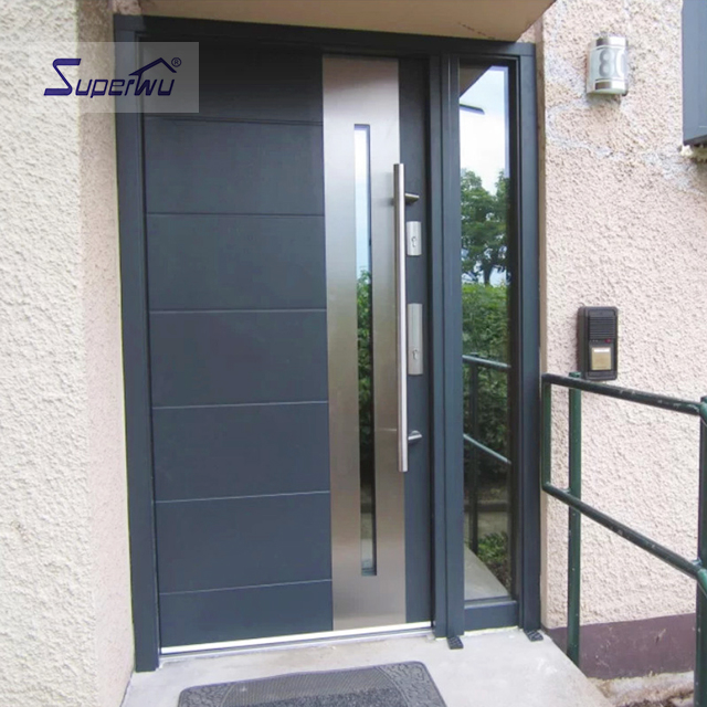 AS2047 NFRC NOA Standard Hurricane Proof Cheap Price Double Glazed Adjustable Impact Aluminium Pivot Door
