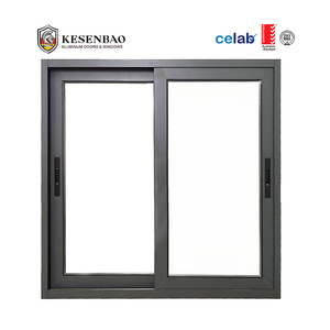 Waterproof aluminium sliding glass windows mosquito net