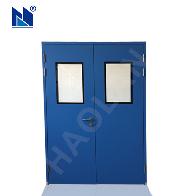 High Quality Modern Sound Insulation Sealed High Speed Aluminum Clean Doors For Hospital Bathroom Workshop Use