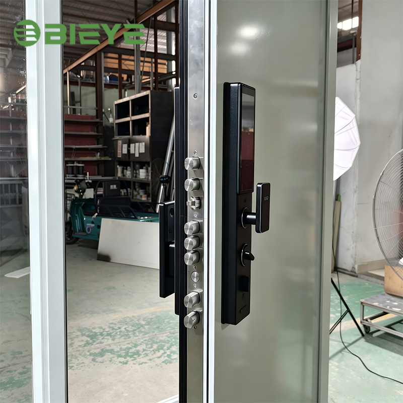 Chemical Resistant Waterproof Aluminum Alloy Door for Laundry Room and Exterior Use with Stable Construction