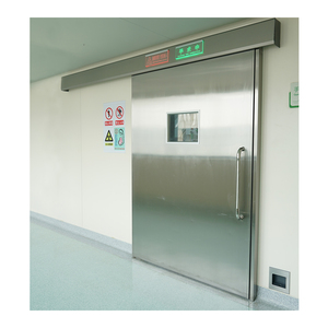 Medical Cleanroom Doors Modern Aluminum Alloy Operating Room Hermetic Automatic Side High-Airflow Sliding Door for Hospital
