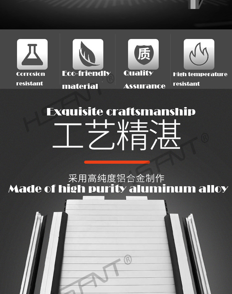 Vertical or Horizontal Roller Shutter Aluminum Tambour Door /Up Door -104000-2