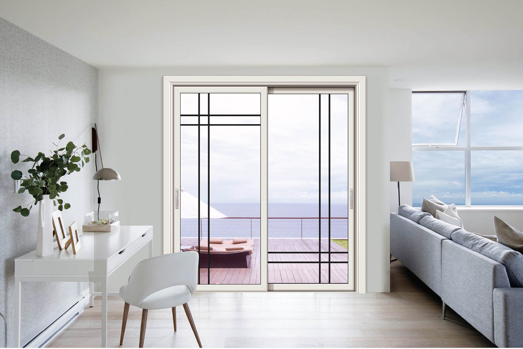 Factory Customization Balcony Openings Panoramic Door Aluminum Track Insulated Glass Heavy Sliding Door