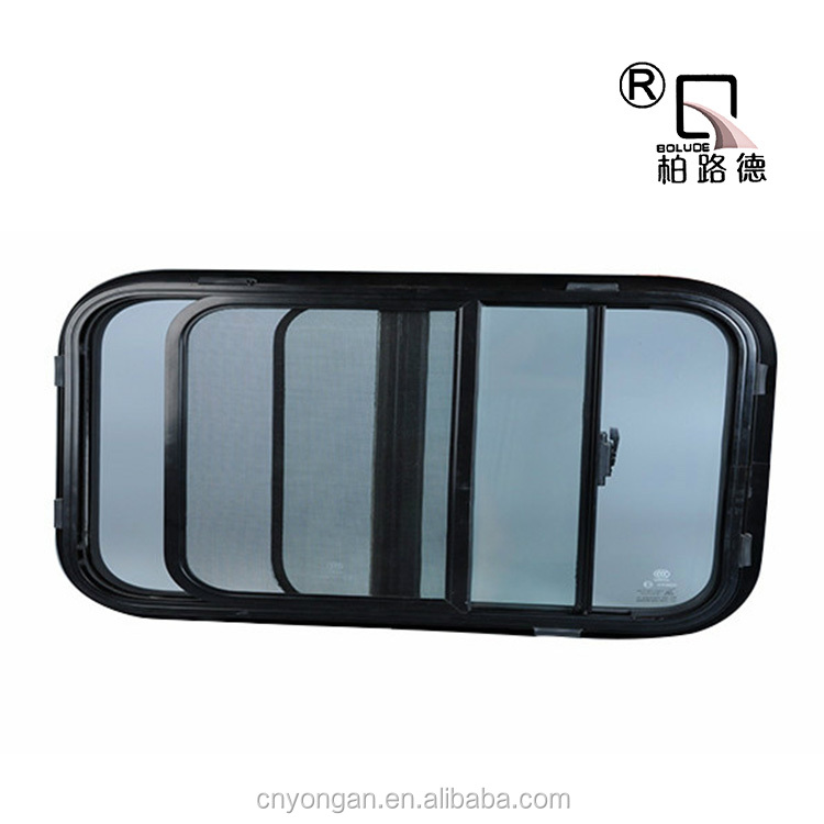 Double Glazed Aluminum Frame Side Sliding Motorhome &amp; Rv Window for Sale