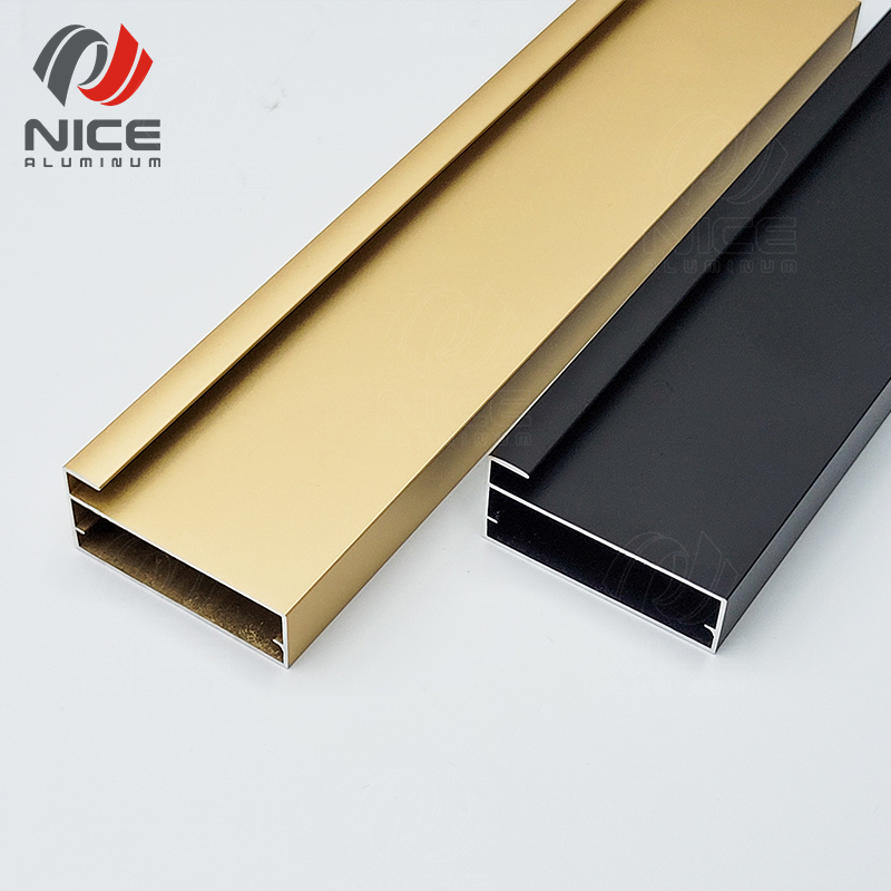 Custom Aluminium Kitchen Cabinet Profile Cabinet Wardrobe Glass Door Frame Aluminium Profiles