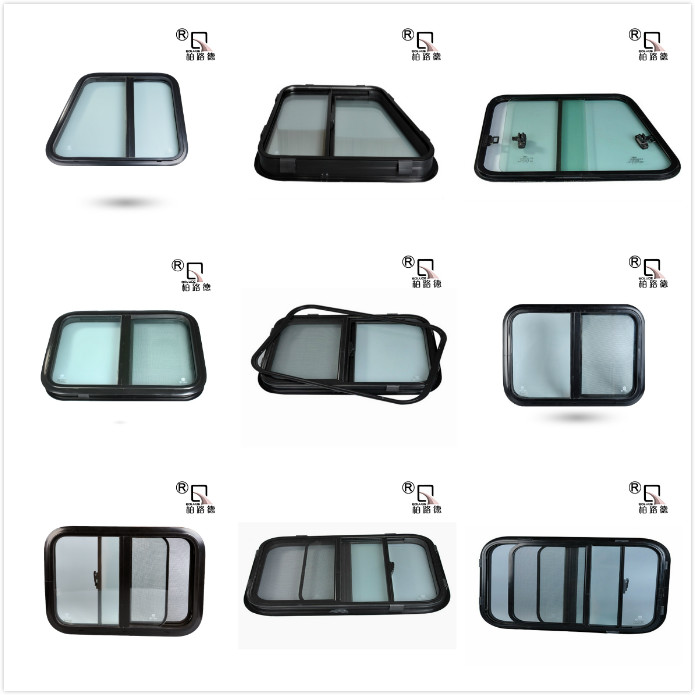 Double Glazed Aluminum Frame Side Sliding Motorhome & Rv Window for Sale