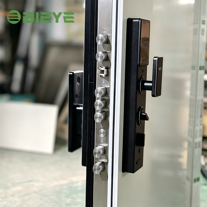 Chemical Resistant Waterproof Aluminum Alloy Door for Laundry Room and Exterior Use with Stable Construction