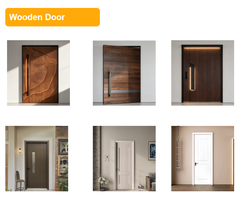 Finished custom door style C