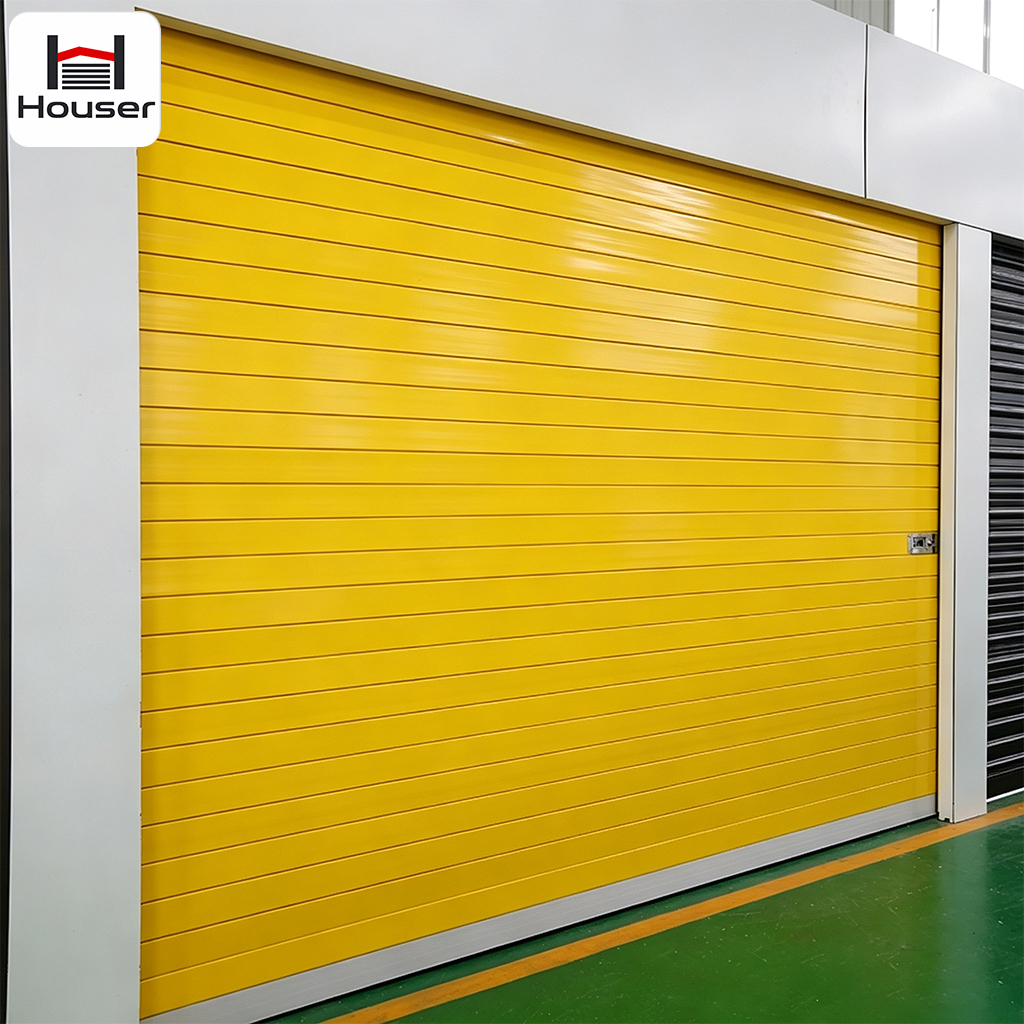 Automatic Weatherproof Hurricane Resistant Aluminum Rolling Shutter Garage Door for Logistics Center Factory Direct Price