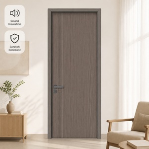 Wood Aluminum Door Superior Waterproof and Fireproof