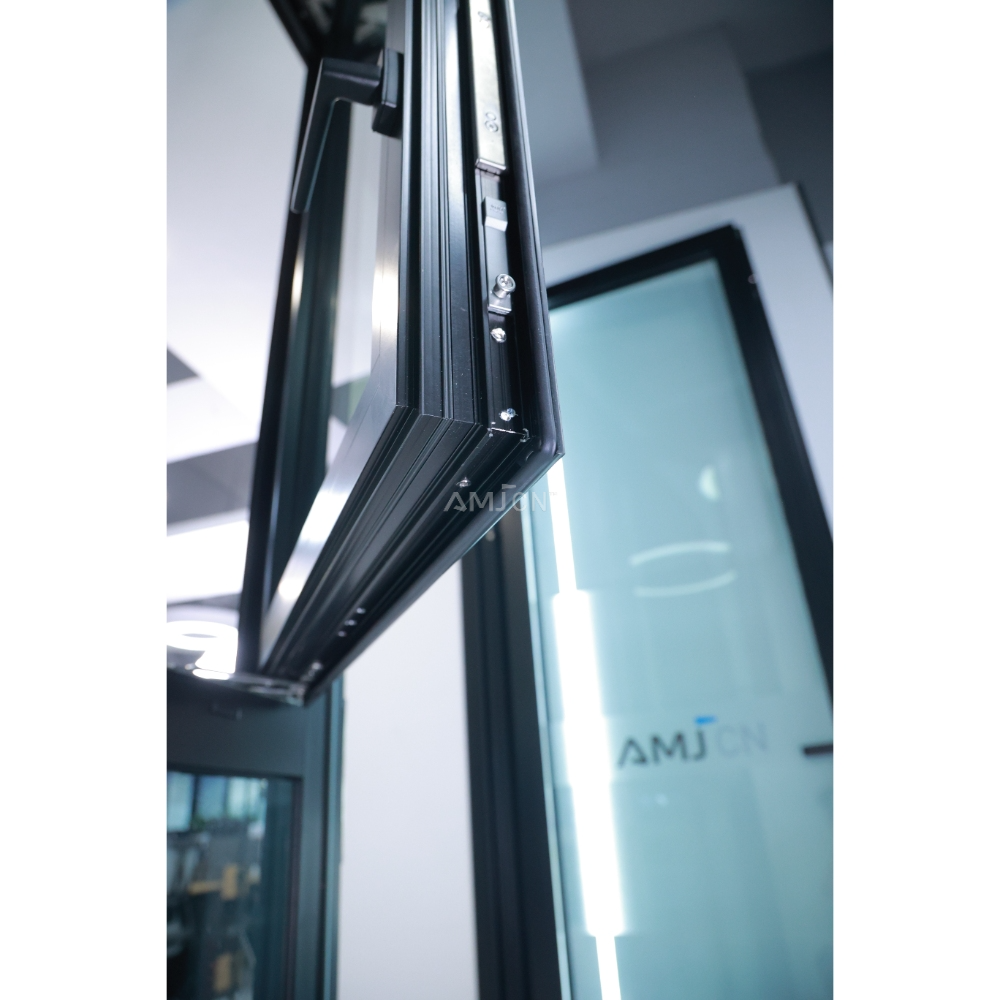 AMJ Soundproof New Design Hot Sale Aluminum Window Professional Triple Double Glazed French Window Casement House windows