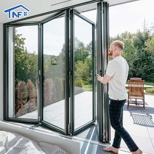 Energy Efficient Aluminum Bifold Patio Glass Doors