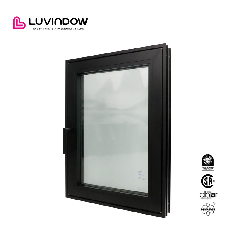 30% Discount Residential Energy Efficient Tilt Turn Windows Triple Glazed Extra Narrow Frame Aluminum Window Sample