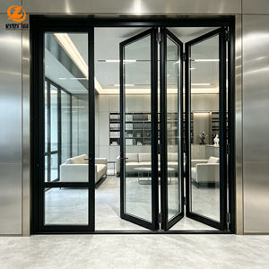 Aluminum Exterior Bi-fold Glass Patio Doors