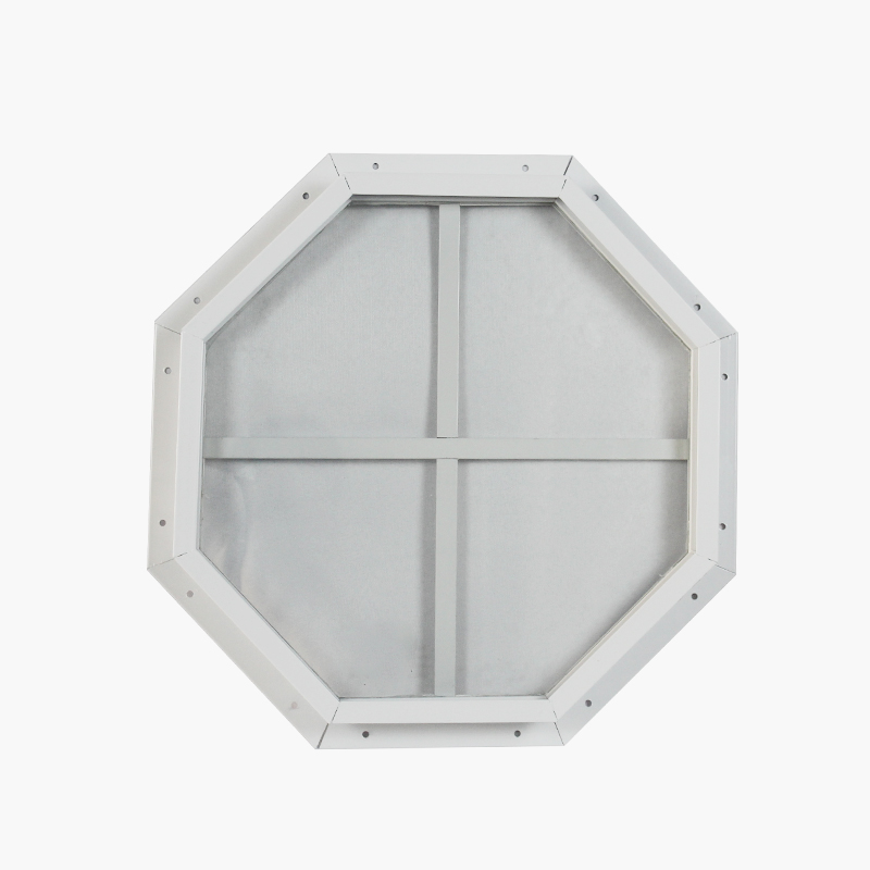 Durable Aluminum Alloy Single-Hung Windows Vertical Sliding Shed Design with Hanging Curtain and Fiberglass Screen Netting