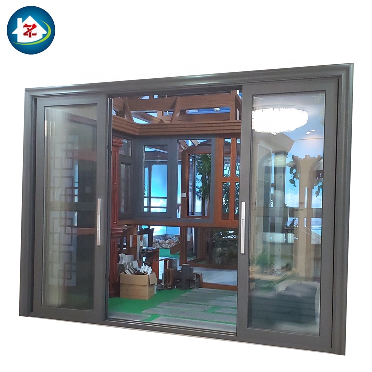 Aluminium Sliding Stained Glass Interior Doors and windows