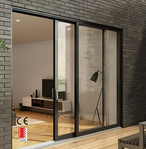 Thermal Break Aluminum Sliding Door With Mosquito Net
