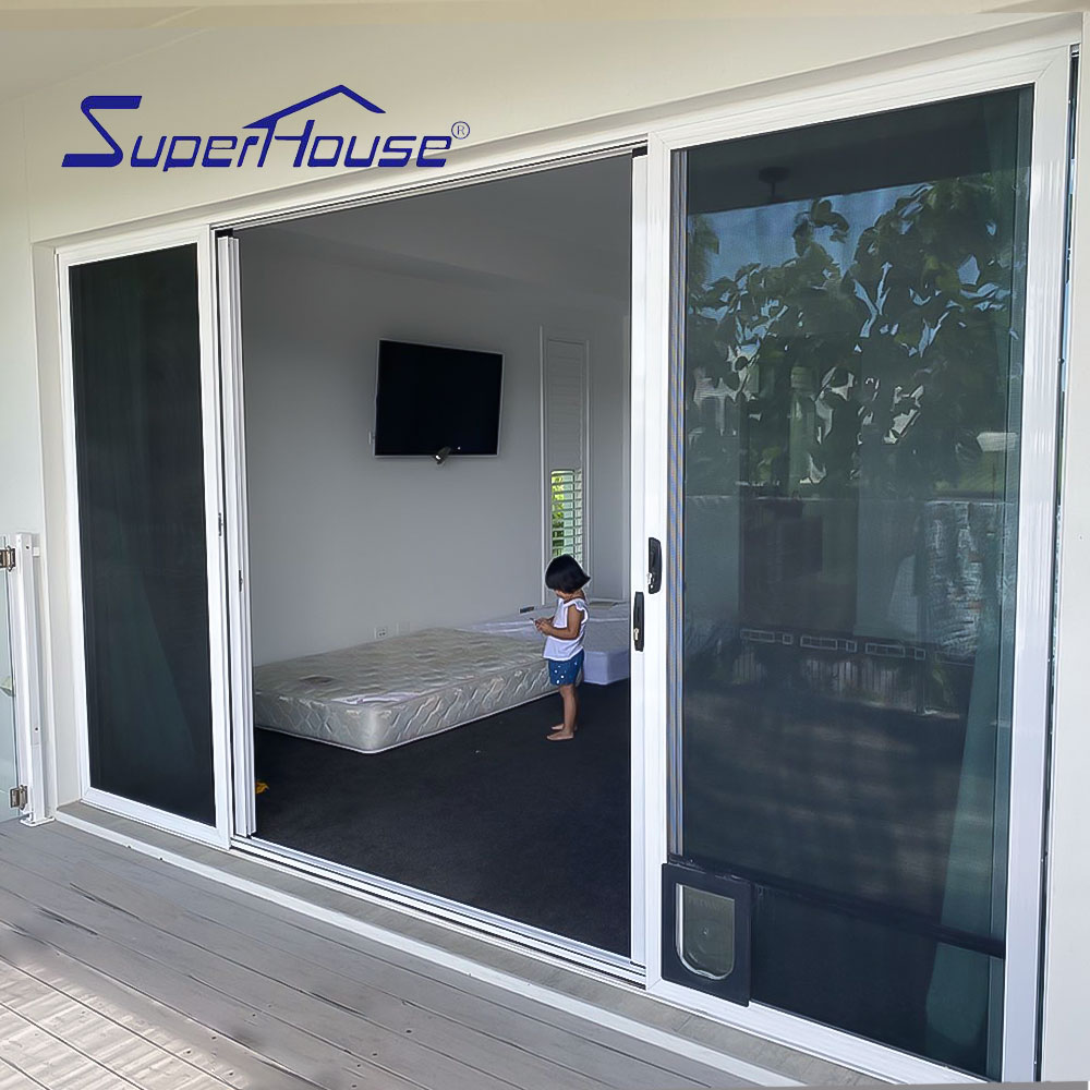 Superhouse Aluminium Door and Window with High Quality Hardware Chinese Manufacturer Lift and Sliding Door for Villa