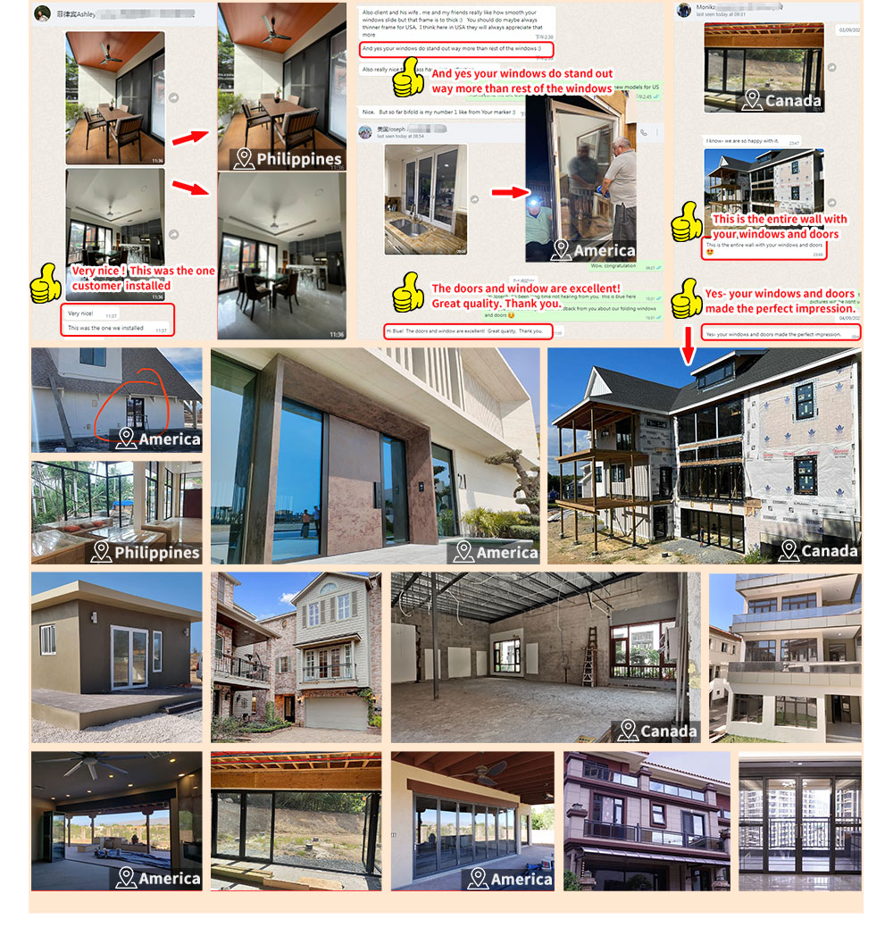 Hihaus Aluminum Sliding Windows for Houses Modern Bedroom Black Sliding Glass Windows with Shutters