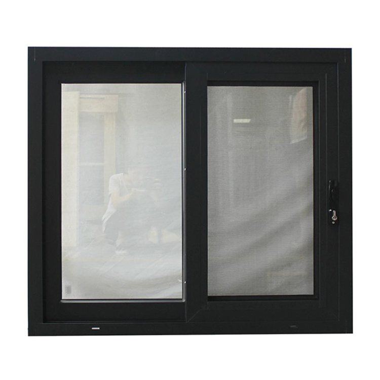 Double Glazing for House Windows, AS2047 AS2088 Two Track Sliding Double Glazed Thermal Break Waterproof Aluminium Windows