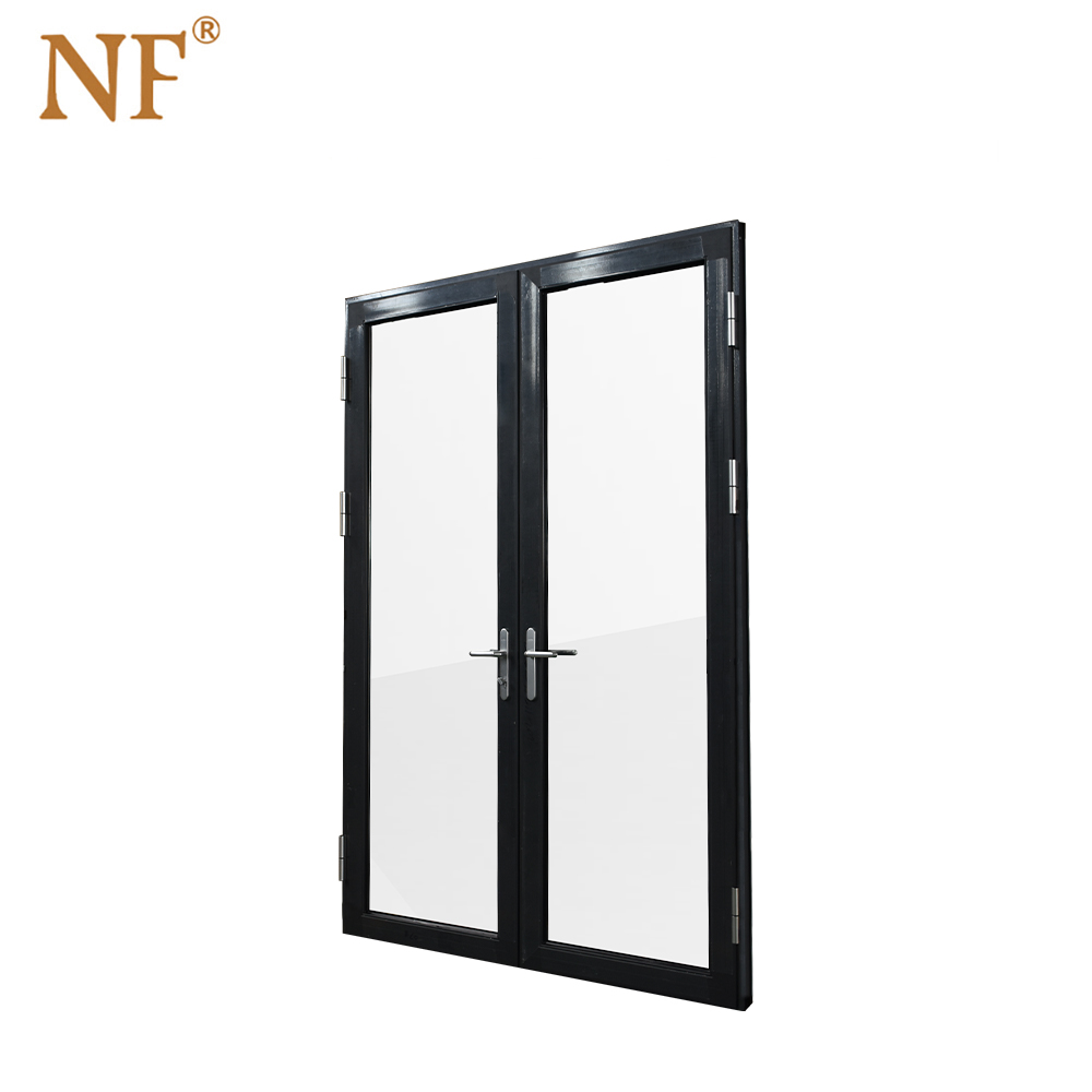 Foshan Aluminum Alloy Entry Doors Factory High Quality Modern Finished Swing Glass Door for Villa CE Certified