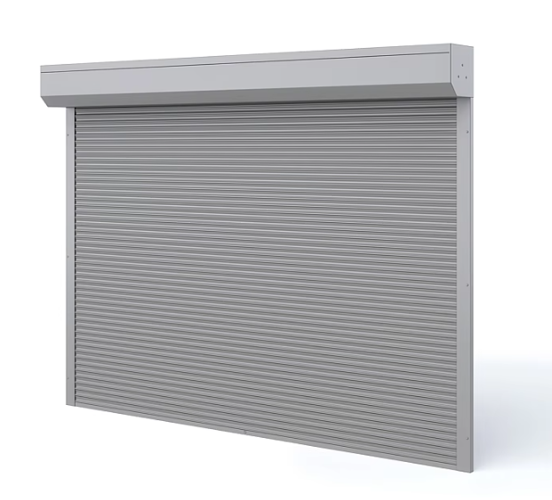China Manufacturers Modern Villa Automatic/Smart Rolling Garage Doors Finished Surface For Exterior Commercial Malls
