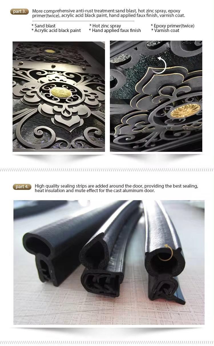 DERCHI Forged French Door Showcase 8