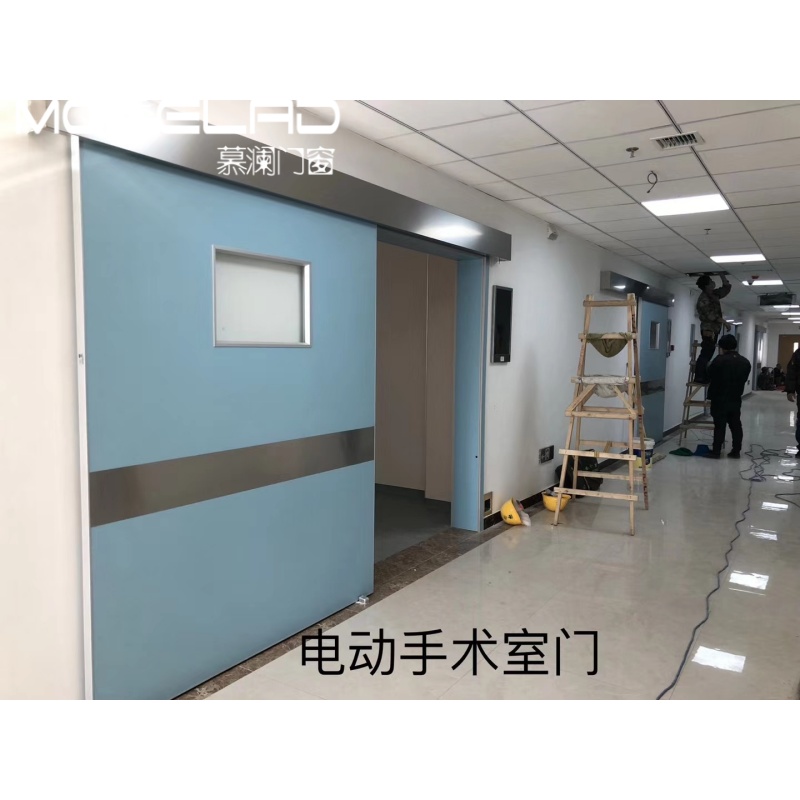 Heavy Duty Hospital Sliding Door Barrier-Free Accessible Aluminum Wood Commercial Door for Nursing Home Clinic Disabled Toilet