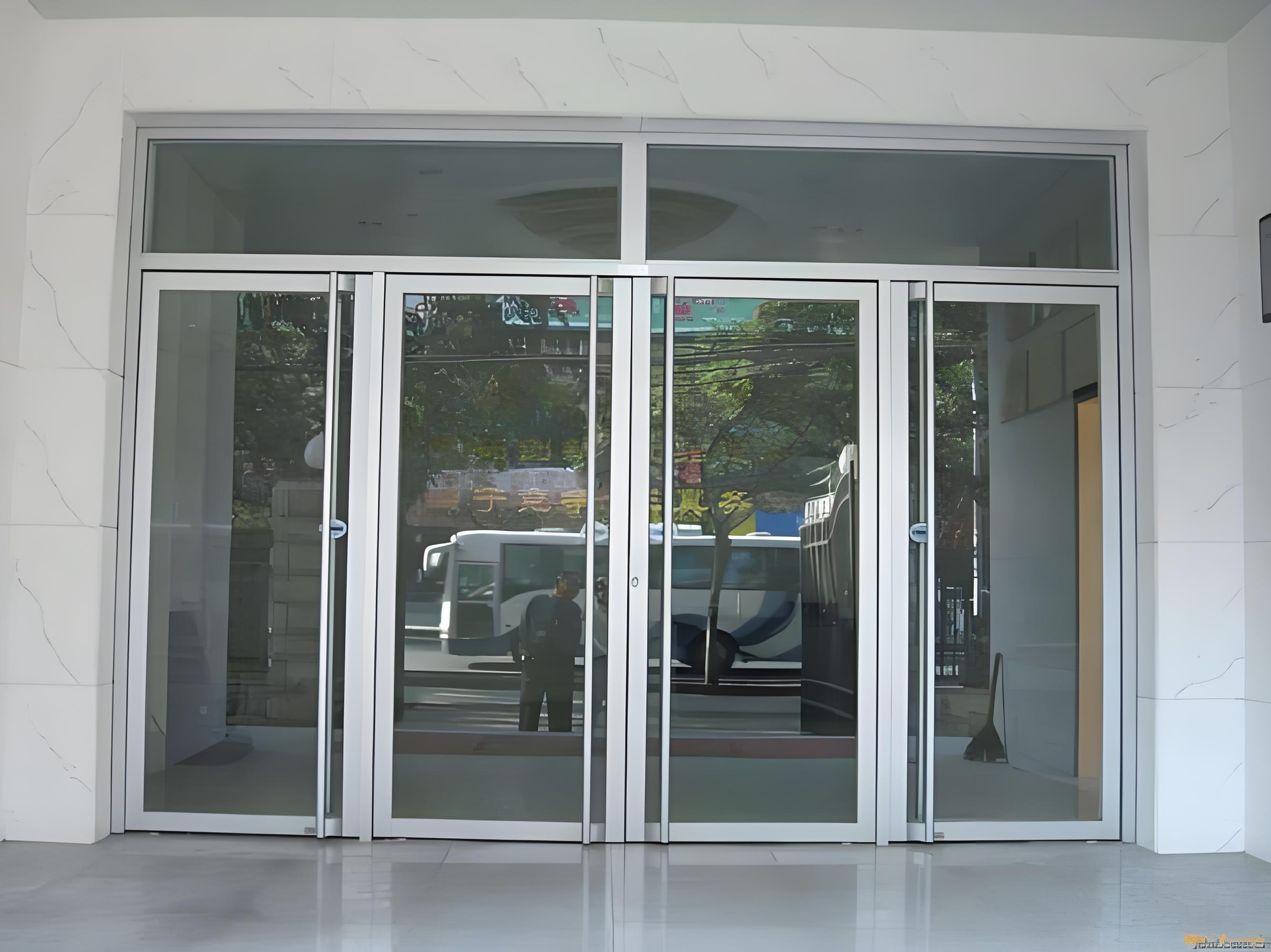 Commercial Kfc Shop Front Door Aluminum Entry Single Swing Glass Entry Door Aluminum KFC Door for Commercial Main Entrance