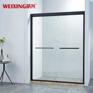 Framed Tempered Glass Sliding Door