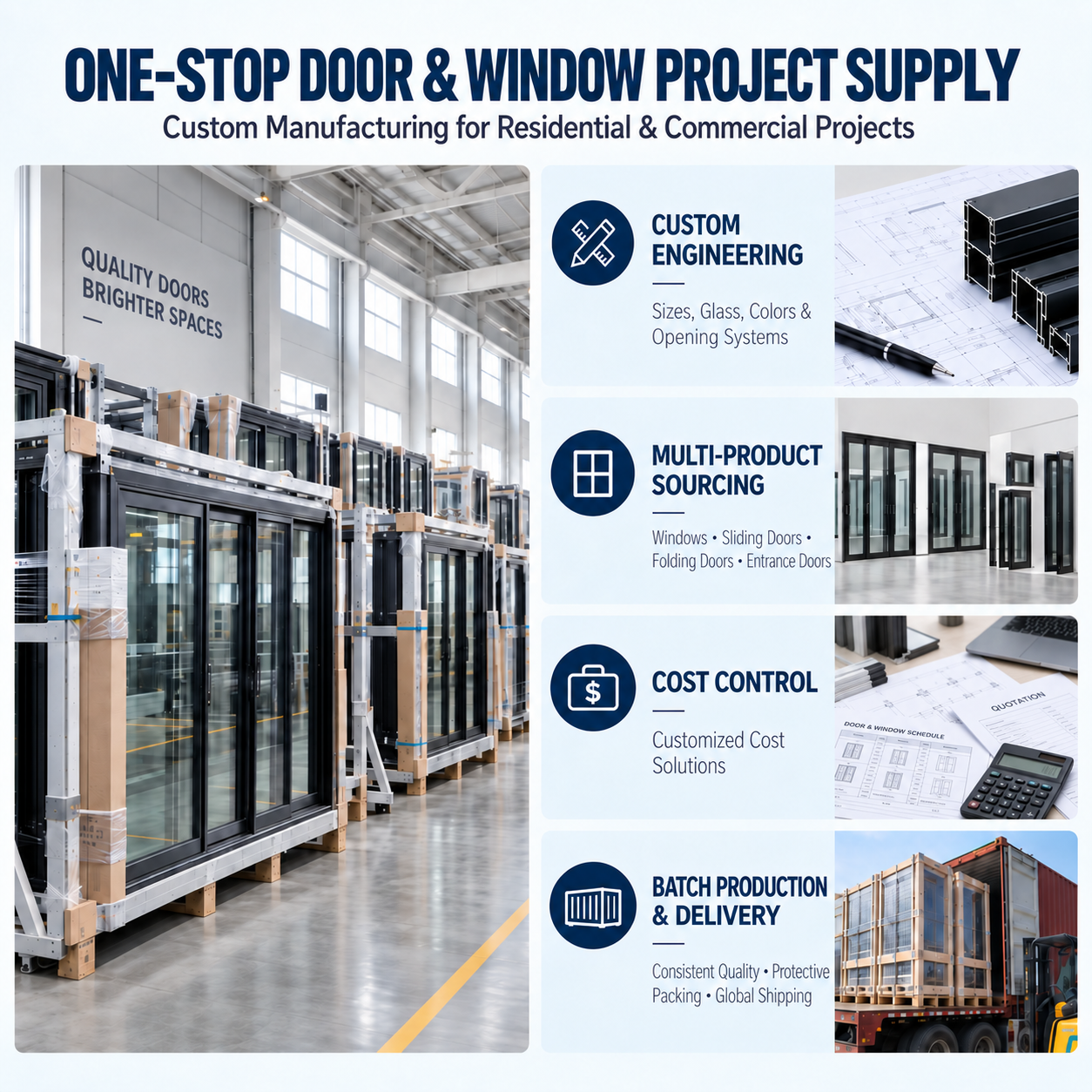 Modern Slim Frame Aluminium Sliding Patio Doors Double Glazed Sound Insulation Premium Design Slide Aluminum Door For Hotel Use