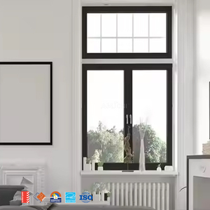 Soundproof Aluminum Double Glazed French Casement Windows