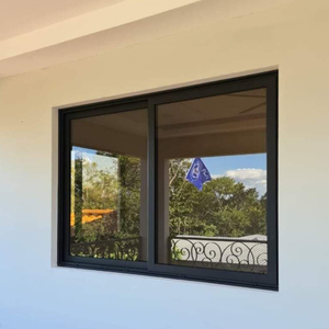 OUNA Custom Small Arch Top Aluminum Sliding Window Double Glazed