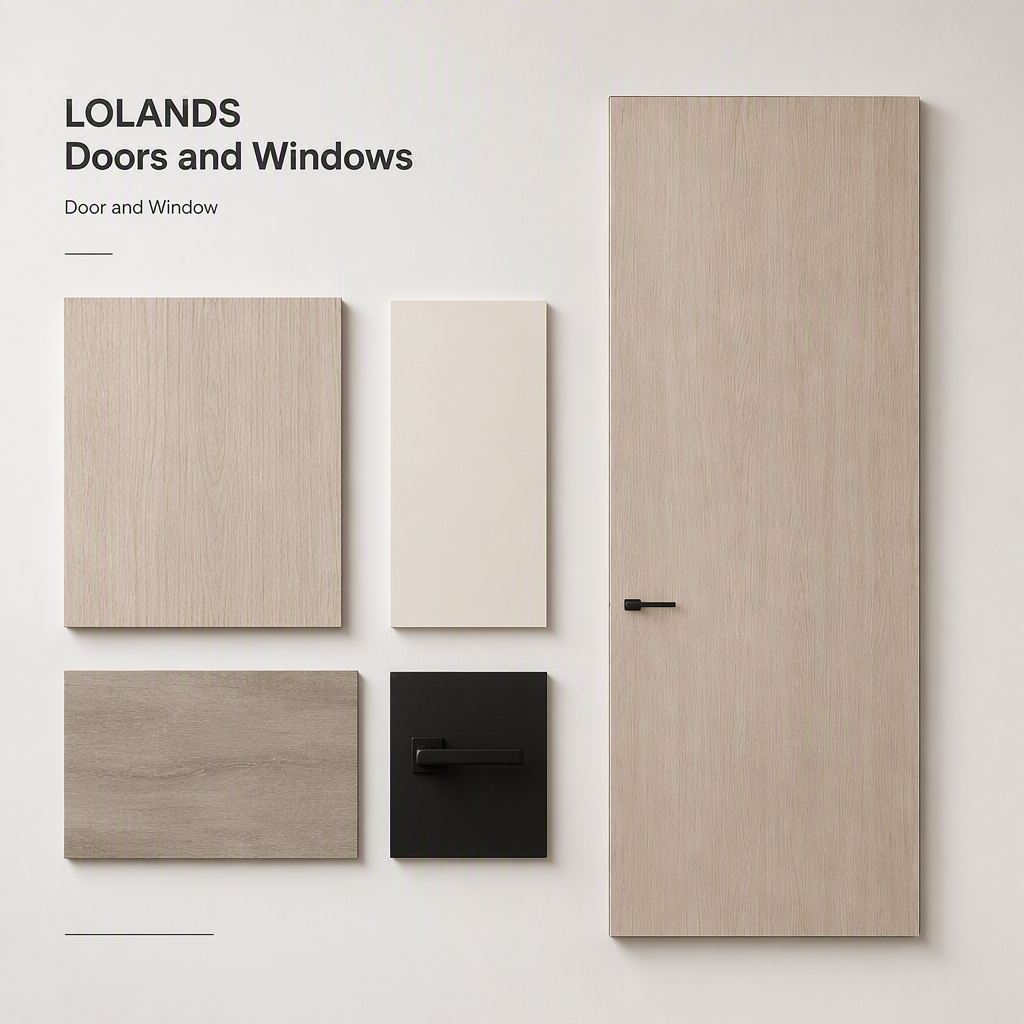 Lolands Custom Modern Aluminum Alloy Swing Entrance Door with Side Glazed Panel for Residential Front Entry