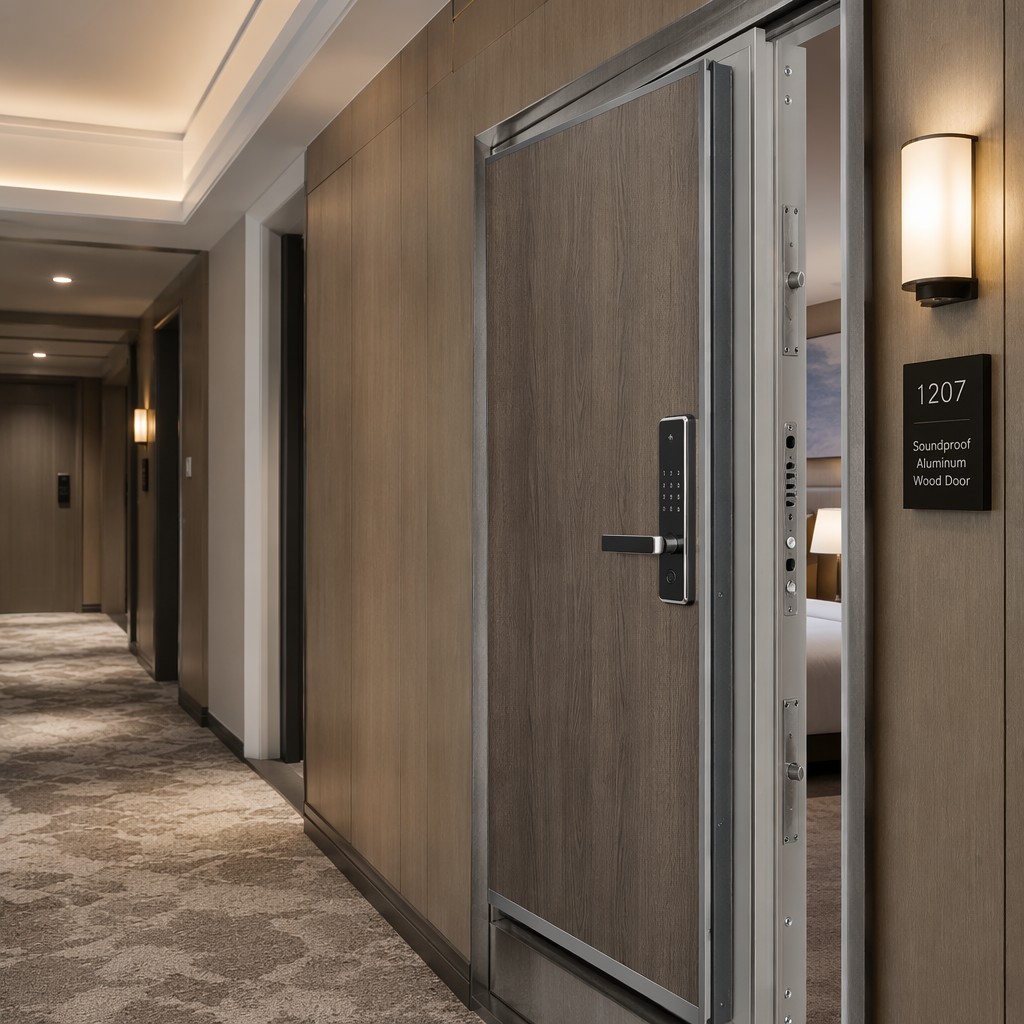 Lolands Custom Modern Aluminum Alloy Swing Entrance Door with Side Glazed Panel for Residential Front Entry
