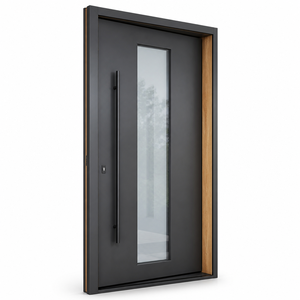 CE Certified Aluminum Clad Wood Villa Entrance Door