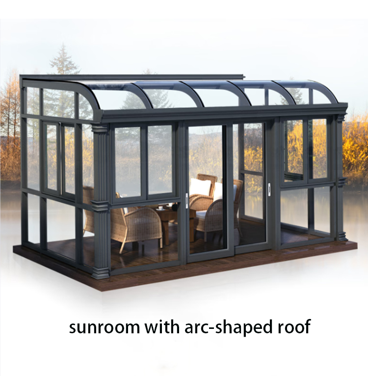 Best Selling Fully Finished Quick Assembly Mobile Sunrooms Prefabricated Glass House Sliding Windows Easy Install Home Solutions