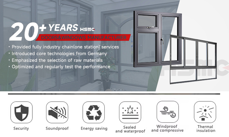 Aluminum Glass Casement Window