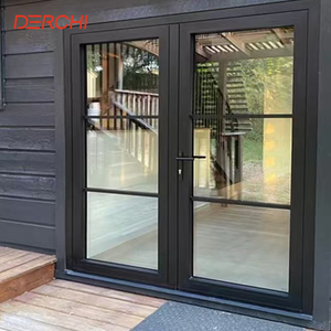 Architectural French Entry Pivot Door