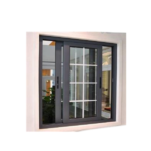 Aluminium Sliding Window Double Glazed windows with Inserted Blinds