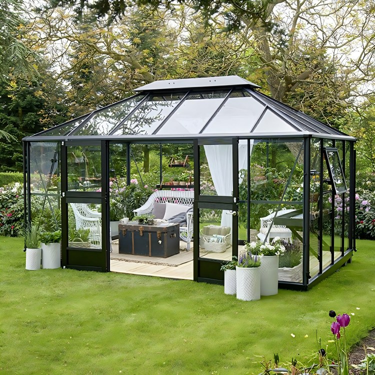 Low Price Balcony Aluminum Windows Frame Sunroom Sun Porch Patio Screen Enclosure for Home Garden