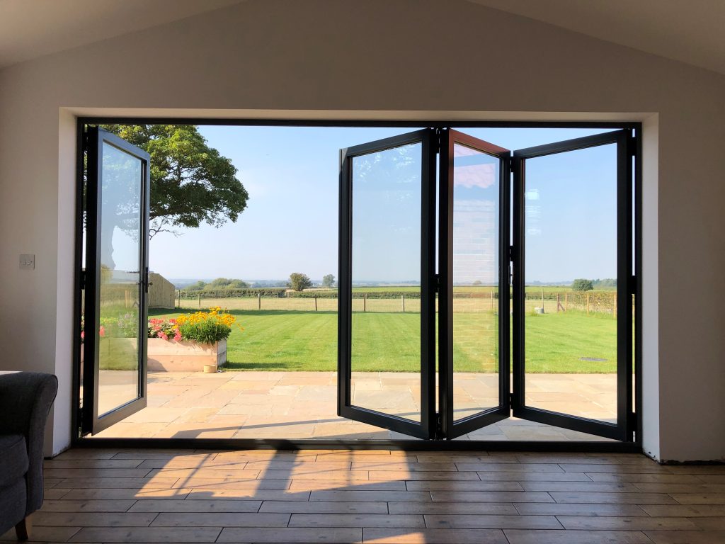 Premium Fireproof Aluminium Folding Door with Soundproof Features