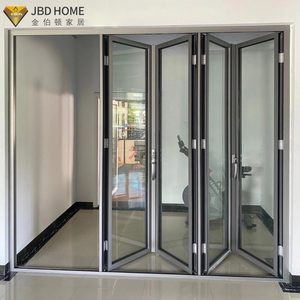 Modern Aluminum Glass Security Entry Front Doors