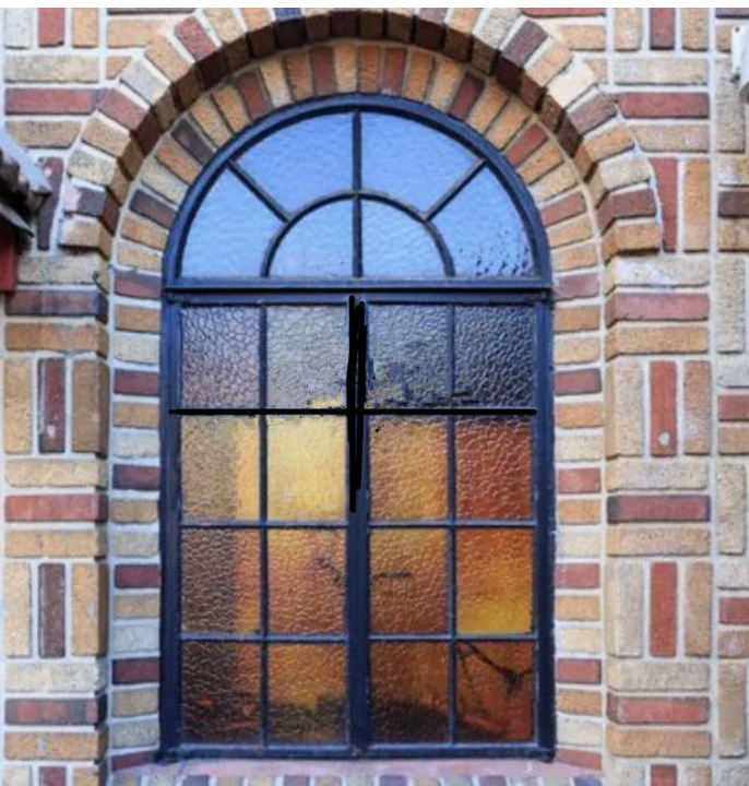 French Modern Double-Hinged Window Swing Open Aluminum Tempered Glass Heat Insulation Waterproof Stainless Steel Durable Elegant