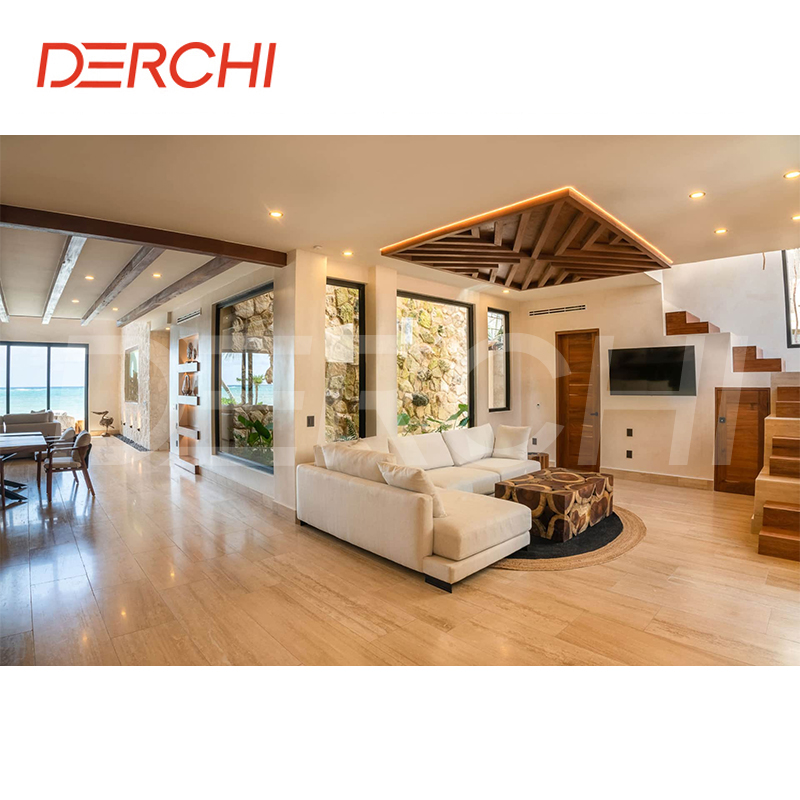 NFRC Hurricane Proof Impact Window Energy Saving Low E Glass Thermal Break Casement Aluminum windows And Doors For House