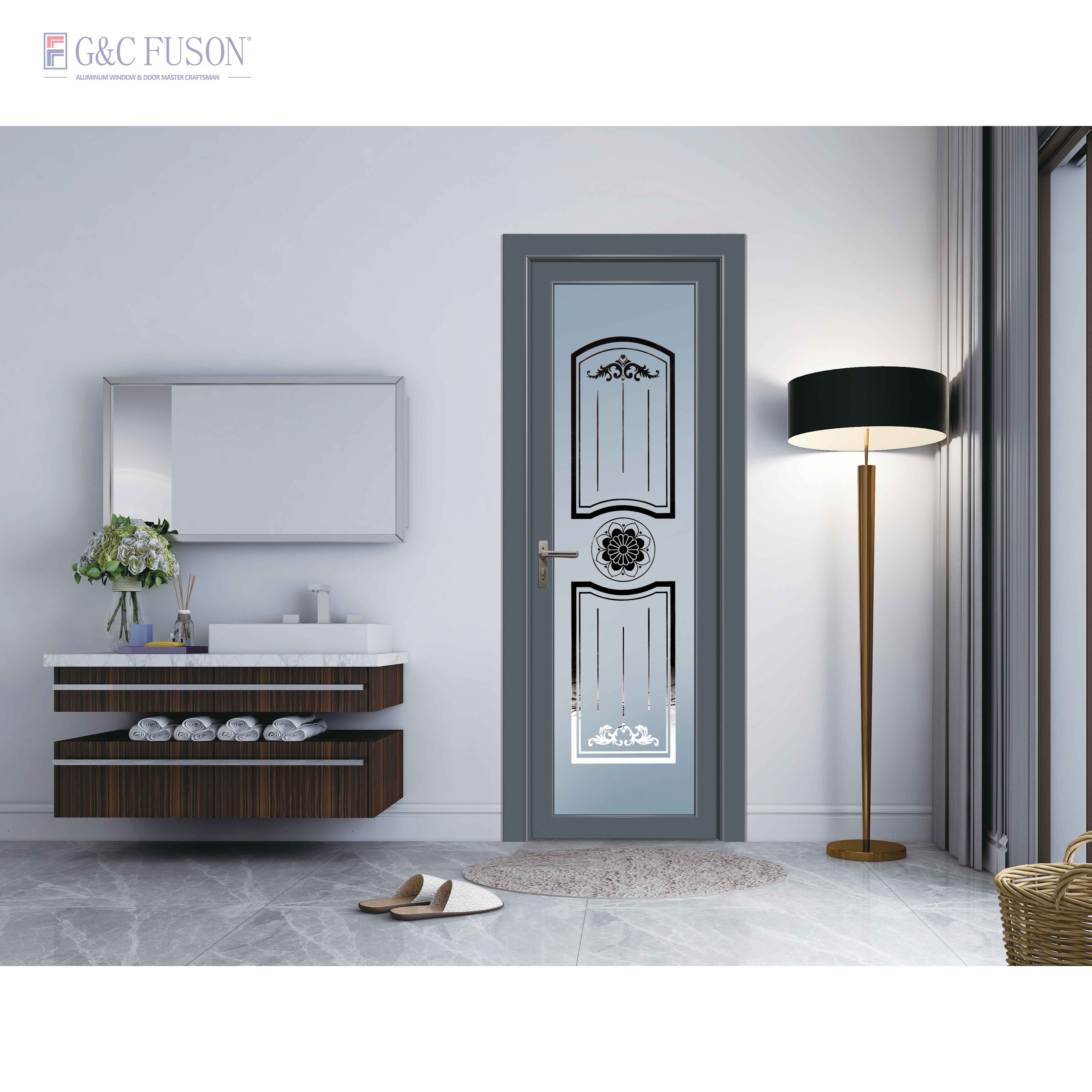 Customized Black Aluminium Frame Casement Doors Handle With Tempered Glass Swing Double Glazing French Casement Window On Sale