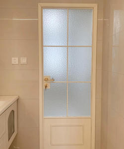 Xilonghe Modern Aluminum Swing Bathroom Door with Heat Insulation Waterproof Sound Insulation Interior Use for Hotels Apartments