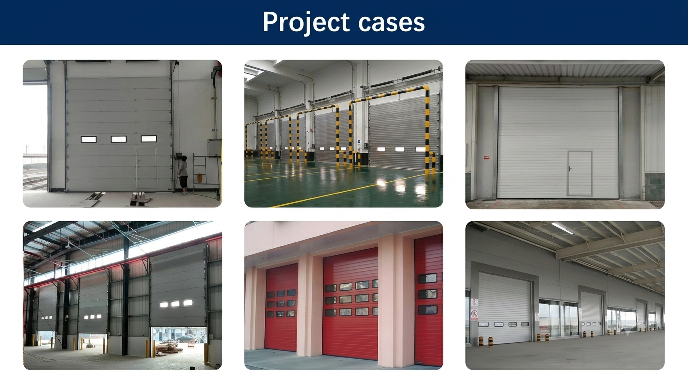 Industrial Sectional Door View